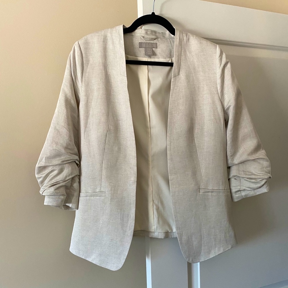 H&M Linen Blazer